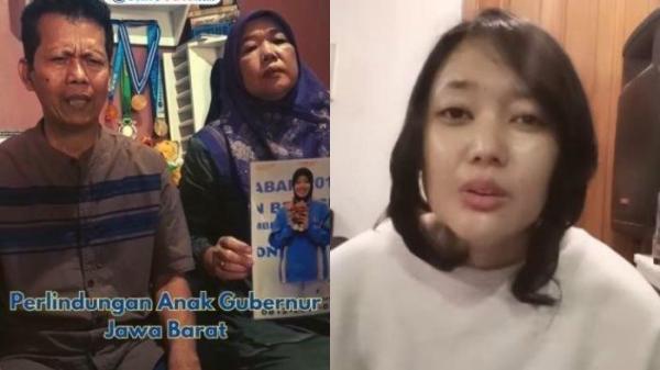 ATLET HILANG - Atlet taekwondo asal Bandung, Fidya Kamalindah (kanan) menjadi sorotan viral karena disebut hilang selama 10 tahun. Kini, ia muncul memberi pengakuan bahwa ia difitnah orang tuanya.