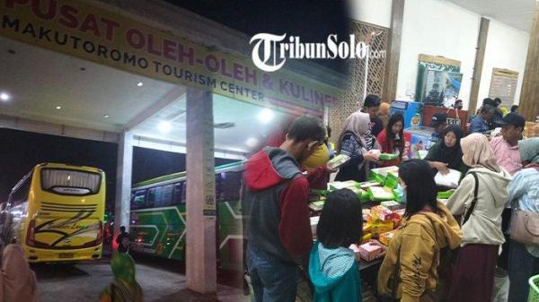 Suasana Makutoromo Tourism Center di Terminal Wisata Makutoromo Karanpandan, Karangpandan, Karanganyar, Minggu (9/7/2023).