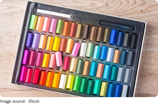 Dessin au pastel sec