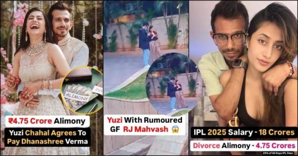 'Gold Digger?: Dhanashree Verma trolled for taking Rs 4.75 Cr alimony from Yuzvendra Chahal; couple arrive separately for Divorce at Bandra Court