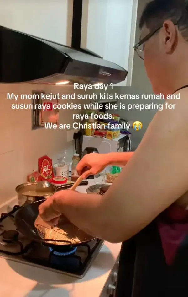 Non Muslim Ikut Sambut Lebaran dengan Masak Ketupat dan Rendang