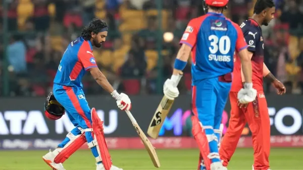 KL Rahul shows Dadagiri on RCB's home ground 