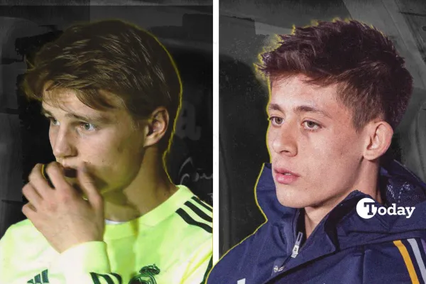 Martin Odegaard and Arda Guler on the bench for Real Madrid 