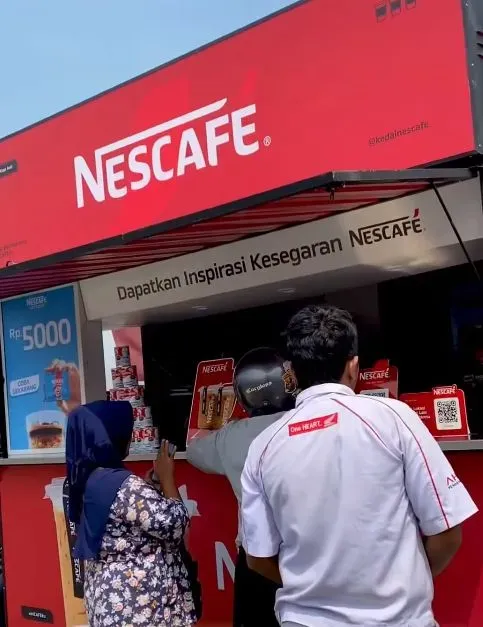 Viral! Ada Gerai Kopi Nescafe Buka di Yogya, Harganya Rp 5 Ribuan