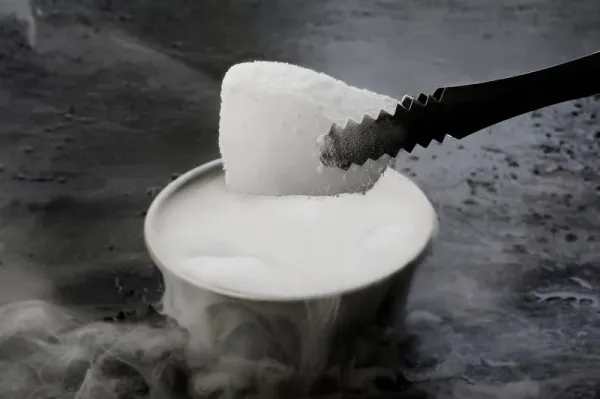 smoke fog and dry ice glacial
