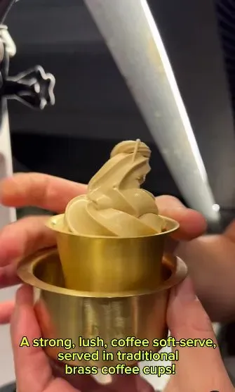 Unik! Es Krim 'Soft Serve' Ini Memakai Kopi Filter India Selatan