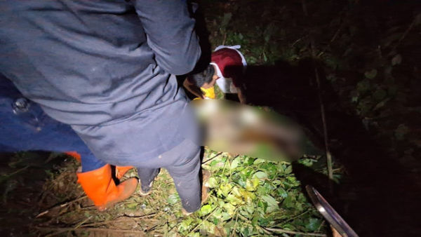 Mayat perempuan korban mutilasi ditemukan di Kampung Ciberuk, Desa Gunungsari, Kecamatan Pabuaran, Kabupaten Serang, Banten. Foto: Polsek Pabuaran