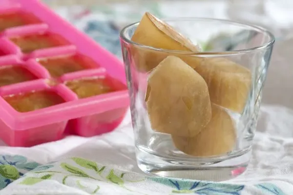 kreasi makanan pakai cetakan es batu