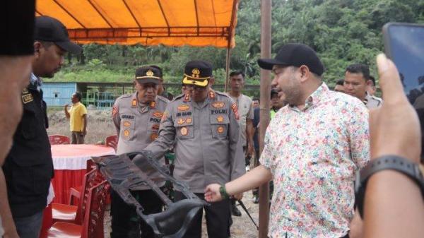 Tinjau lokasi korban lakalantas di pakpak