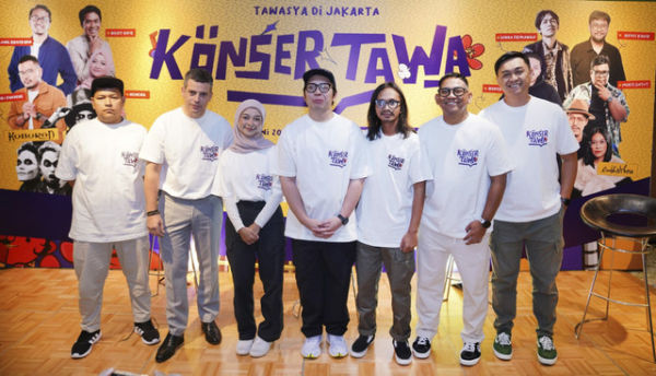 Konferensi pers Konser Tawa. <div class=