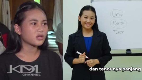 BINTANGI IKLAN PINJOL - Tangkapan layar sosok remaja bernama Aura Cinta yang lagi viral, dilansir pada Senin (28/4/2025). Jejak digital remaja yang berani debat dengan Dedi Mulyadi dikuliti netizen. Aura ternyata pernah iklankan pinjol hingga syuting cari jodoh di TV. (kolase youtube Kang Dedi Mulyadi dan Twitter)
BINTANGI IKLAN PINJOL - Tangkapan layar sosok remaja bernama Aura Cinta yang lagi viral, dilansir pada Senin (28/4/2025). <div class=