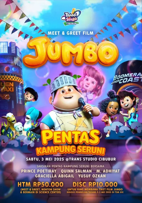 Meet and Greet Film Jumbo di Trans Studio Cibubur