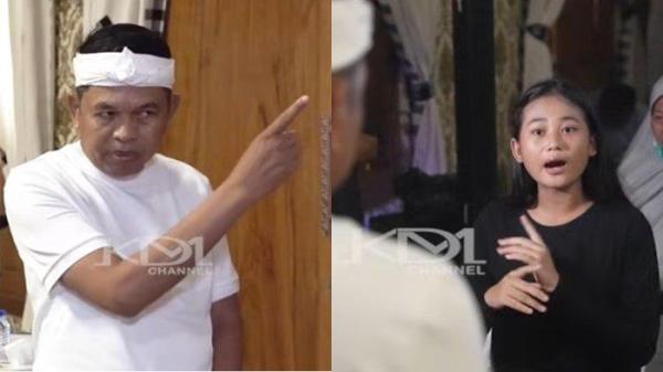 DEBAT DEDI MULYADI DAN AURA CINTA- Tangkap layar Gubernur Jawa Barat Dedi Mulyadi debat dengan remaja lulusan SMA saat bertemu sejumlah warga rumah digusur lantaran dibangun di bantaran kali, Sabtu (27/4/2025). <div class=