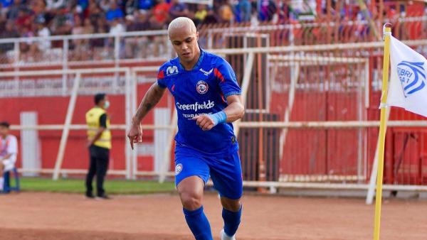 POTRET PEMAIN AREMA FC - Wiliam Marcilio ketika memperkuat Arema FC di gelaran Liga 1 2024/2025.