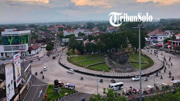 Simpang Lima Boyolali diprediksi akan menjadi titik kumpul masyarakat saat malam tahun baru, Sabtu (31/12/2022)