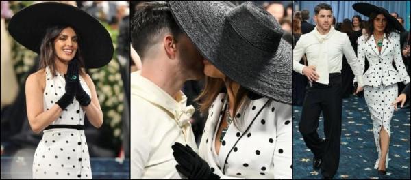 MET Gala 2025: Priyanka Chopra and Nick Jonas lock lips; desi girl greets international press with namaste,  Nick fixes wifey's outfit