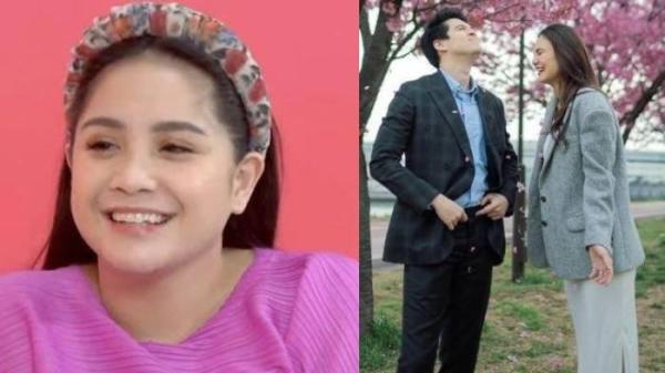 MAK COMBLANG - Kolase foto Nagita Slavina, Luna Maya dan Maxime Bouttier.