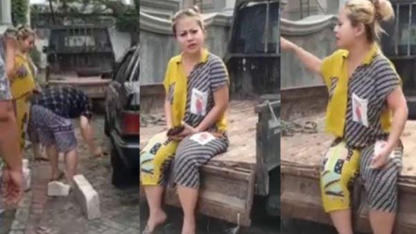RUSAK MOBIL - Jan Hwa Diana dilaporkan atas dugaan perusahan mobil milik pengusaha konstruksi di Surabaya. Videonya saat beraksi viral di media sosial.