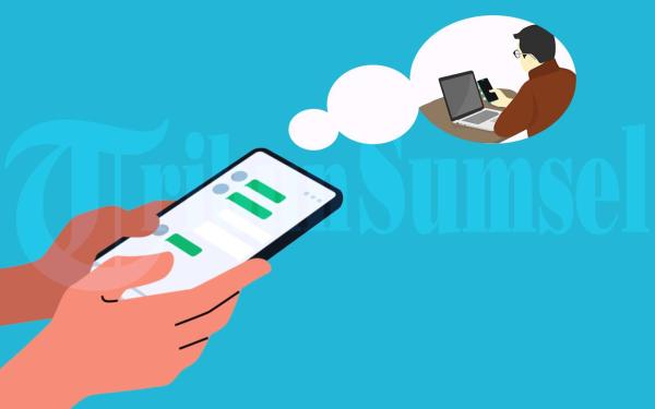ILUSTRASI MENGGUNAKAN PONSEL - Daftar 40 contoh ucapan sempro skripsi untuk teman dan sahabat yang selesai seminar proposal