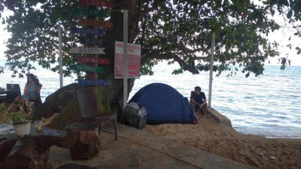 Kanzo Beach & Cafe Resto, tempat wisata yang berada di Kolongan, Kecamatan Kombi, Kabupaten Minahasa