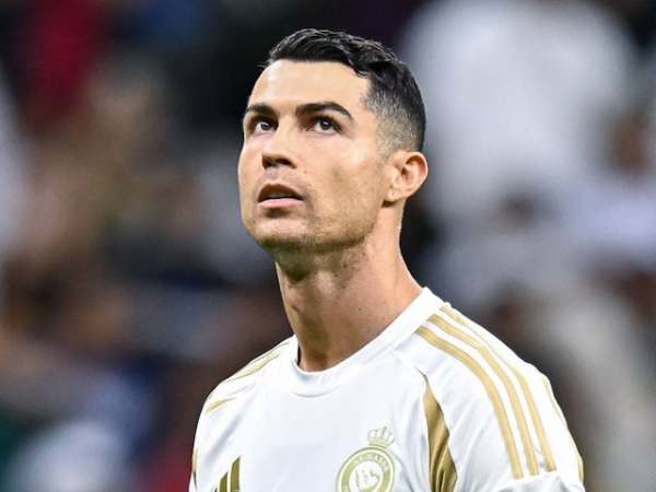 Al-Nassr's Cristiano Ronaldo reacts on November 25, 2024