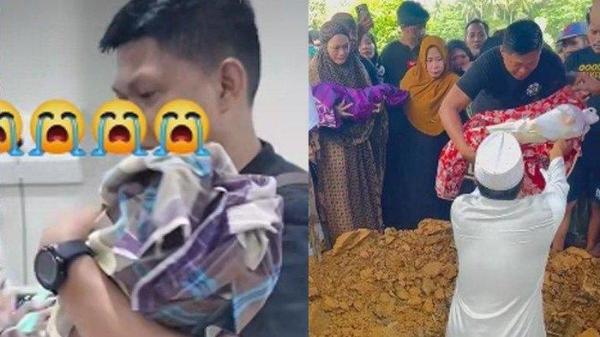 3 BALITA TEWAS -  AP menangis 3 balitanya meninggal dalam kebakaran rumah di Jalan R Suprapto, Kelurahan Punggolaka, Kecamatan Puuwatu, Kota Kendari, Sulawesi Tenggara pada Selasa (06/05/2025). <div class=