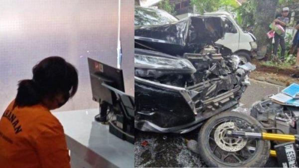 DITETAPKAN TERSANGKA - Pengemudi mobil penabrak siswa SMAN 5 Bandung di Jalan Anggrek, Herolina Sutanto (63) akhirnya ditetapkan sebagai tersangka. Kanit Gakkum Satlantas Polrestabes Bandung, AKP Fiekry Adi Perdana menyebut tersangka langsung diamankan dan diperiksa pascakecelakaan pada Selasa (6/5/2025). 