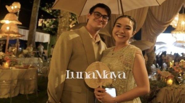 TAMPIL MESRA - Gisella Anastasia dan Cinta Brian menjadi perhatian publik saat menghadiri acara pernikahan Luna Maya dan Maxime Bouttier di Bali pada Rabu (7/5/2025).