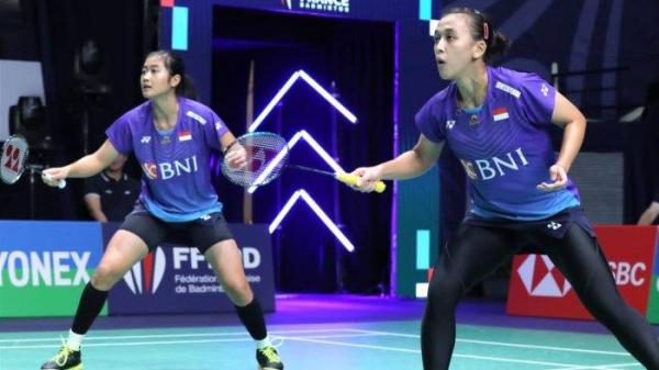 Ganda putri Indonesia, Febriana Dwipuji Kusuma/Amalia Cahaya Pratiwi berhasil melaju ke babak kedua French Open 2022, Selasa (25/10/2022)
