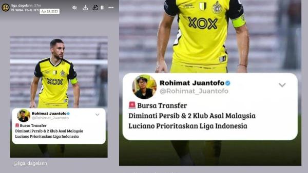 RUMOR TRANSFER PERSIB BANDUNG - Luciano Guaycochea pilih prioritaskan bermain di Liga Indonesia.