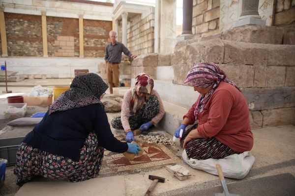 Ancient mosaics at Türkiye