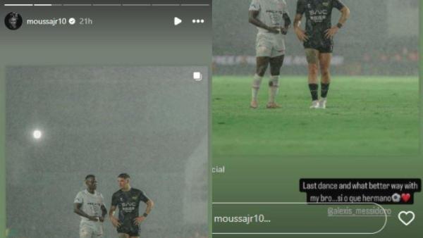 KODE AMBIGU - Pasca remis melawan Dewa United di pekan ke-33 Liga 1 2024, winger Persis Solo Moussa Sidibe mengunggah foto bernada perpisahan dari Laskar Sambernyawa, Sabtu (17/5).
