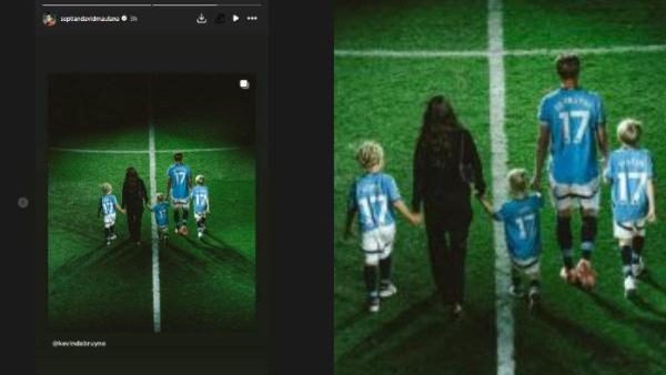 INDIKASI SEPTIAN DAVID MAULANA - Kode Septian David angkat kaki dari PSIS Semarang dengan posting momen perpisahan kapten Manchester City, Kevin de Bruyne.