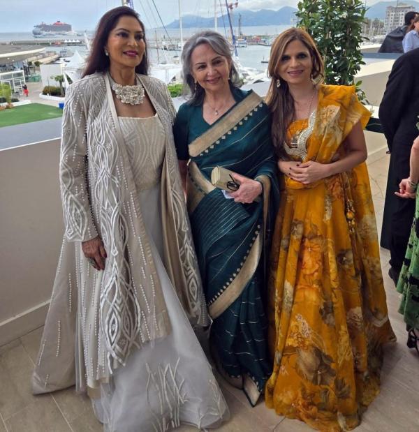 Saba shares 'more moments' of mother Sharmila Tagore, Simi Grewal from  Cannes