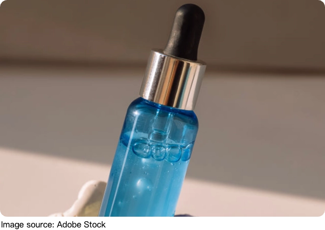 Segredo azul da pele