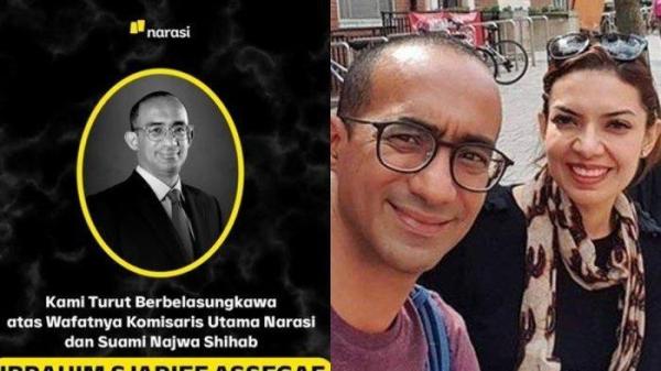 SUAMI NAJWA SHIHAB MENINGGAL DUNIA - Kabar duka suami Najwa Shihab, Ibrahim Sjarief Assegaf meninggal dunia, Selasa (20/5/2025) pukul 14.29 WIB di RS PON Jakarta Timur.