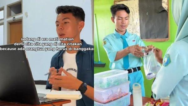 JANJI DIKULIAHKAN - Potret Derlin, siswa dulu viral jualan kue di sekolah. Baru-baru ini, Derlin memberikan pengalaman agar tak bergantung harapan kepada manusia. Ia dijanjikan seseorang beasiswa kuliah ternyata hanya harapan palsu, Jumat (23/5/2025).