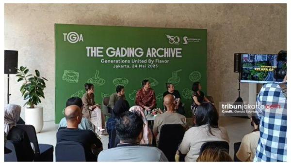 THE GADING ARCHIVE - Peluncuran The Gading Archive, sebuah upaya melestarikan warisan kuliner lokal di sekitaran wilayah Kelapa Gading, Jakarta Utara, Sabtu (24/5/2025). (TRIBUNJAKARTA.COM/GERALD LEONARDO AGUSTINO).