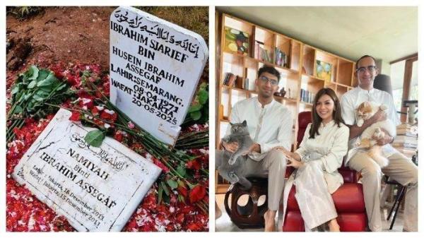  IBRAHIM DAN NAMIYAH-Kolase foto Najwa Shihab bersama keluarga (kanan)