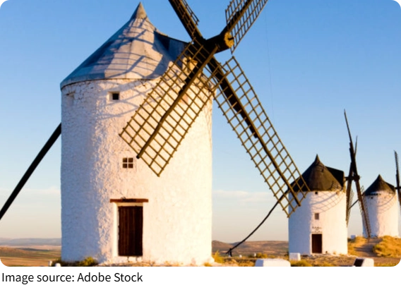 Hilltop Windmills View