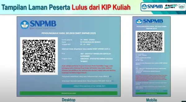 Pengumuman UTBK SNBT 2025