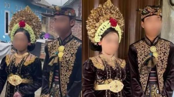 PERNIKAHAN ANAK - Anak SMP dan siswa SMK di Lombok viral di media sosial karena menikah. Hal ini menuai kecaman dari publik bahkan dilaporkan ke polisi.