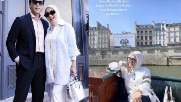 CERIA LAGI - Cara jitu Reino Barack buat Syahrini ceria lagi usai ramai dicibir imbas muncul di karpet merah Cannes Film Festival.