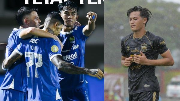 BURSA TRANSFER PERSIB BANDUNG - Para pemain Persib Bandung di Liga 1 2024/2025 (kiri) dan bek PSIS Semarang, Alfeandra Dewangga (kanan). Alfeandra Dewangga santer merapat ke Persib Bandung.