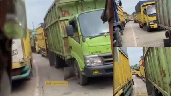 Sebuah video yang memperlihatkan curahan hati seorang ibu-ibu soal kemacetan parah akibat truk batu bara di Jambi, viral di media sosial. Video yang menyebut nama Gubernur  Jawa Barat, Dedi Mulyadi tersebut diunggah oleh akun TikTok @desy.rosyani.