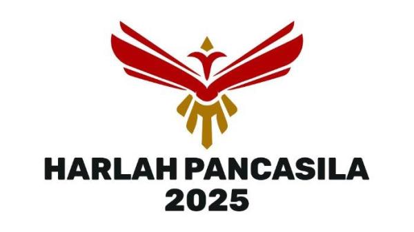 LOGO HARLAH PANCASILA - Foto ini diambil dari laman https://harlahpancasila.bpip.go.id/ pada Rabu (28/5/2025) yang menampilkan Logo Hari Lahir Pancasila 2025. <div class=