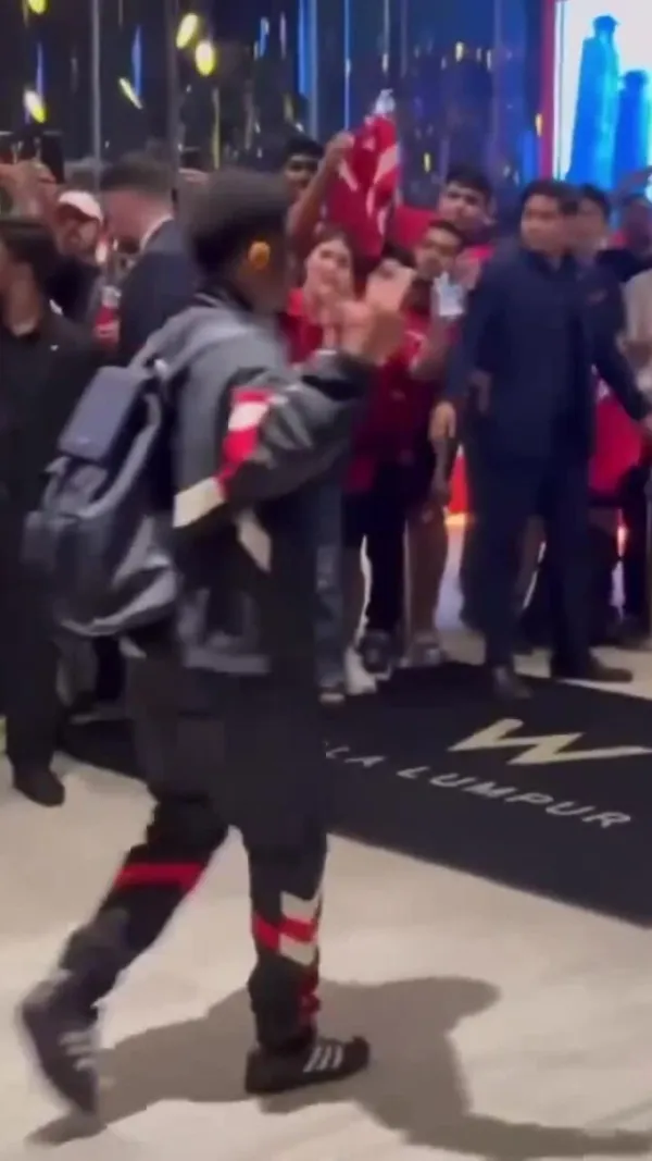 The Man Utd striker raised his middle finger to the fans