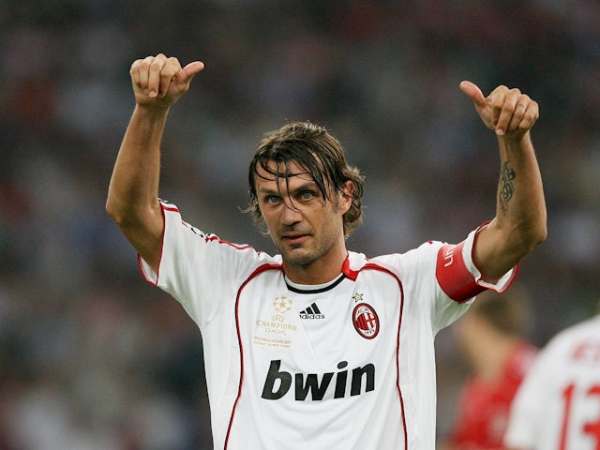AC Milan's Paolo Maldini during the 2007 Champions League final