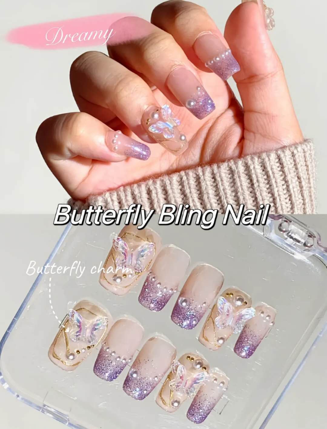 3 mẫu móng dán ombre xịn