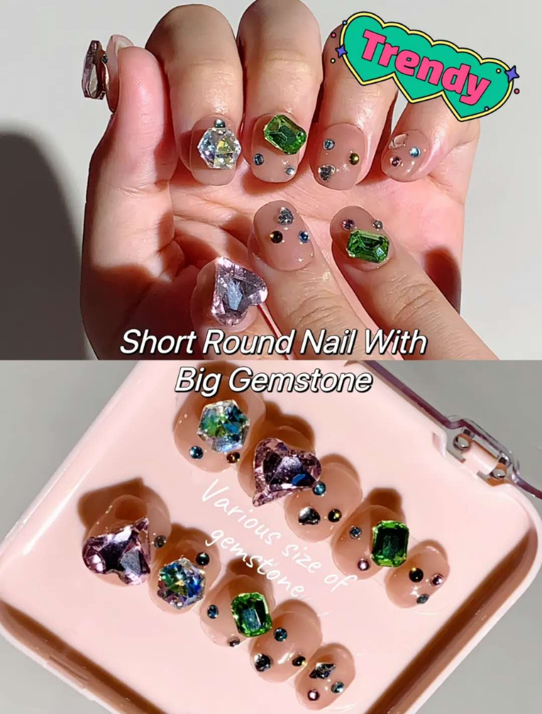 3 mẫu móng dán ombre xịn